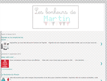Tablet Screenshot of lesbonheursdemartin.blogspot.com