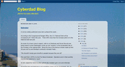 Desktop Screenshot of cyberdadblog.blogspot.com
