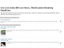 Tablet Screenshot of cnnliveindia.blogspot.com