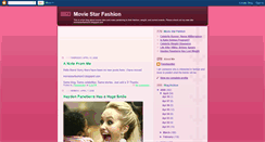 Desktop Screenshot of moviestarfashion.blogspot.com