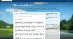 Desktop Screenshot of elrinconindedeva.blogspot.com