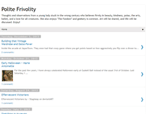 Tablet Screenshot of politefrivolity.blogspot.com