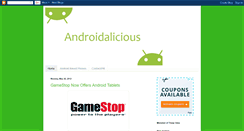 Desktop Screenshot of androidalicious.blogspot.com
