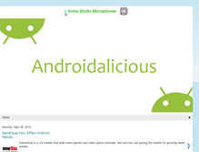 Tablet Screenshot of androidalicious.blogspot.com
