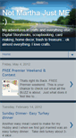 Mobile Screenshot of notmarthajustme.blogspot.com