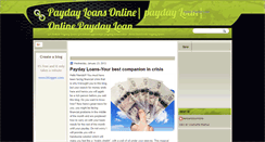 Desktop Screenshot of geteasypaydayloan.blogspot.com