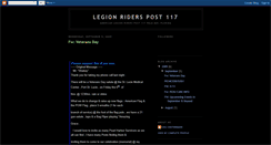 Desktop Screenshot of legionriderspost117.blogspot.com