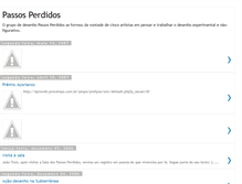 Tablet Screenshot of grupopassosperdidos.blogspot.com