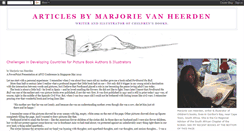 Desktop Screenshot of marjorie-van-heerden-articles.blogspot.com