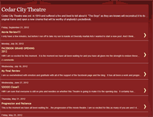 Tablet Screenshot of cedarcitytheatre.blogspot.com