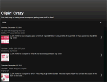 Tablet Screenshot of clipincrazy.blogspot.com