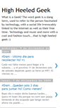 Mobile Screenshot of highheeledgeek.blogspot.com