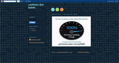 Desktop Screenshot of cantinho-dos-bebes.blogspot.com