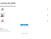 Tablet Screenshot of cantinho-dos-bebes.blogspot.com