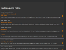 Tablet Screenshot of cultpenguin.blogspot.com