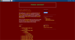 Desktop Screenshot of fordescort96.blogspot.com