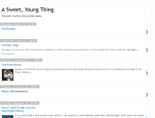 Tablet Screenshot of justasweetyoungthing.blogspot.com