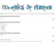 Tablet Screenshot of claritymoments.blogspot.com