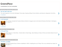 Tablet Screenshot of greenspiece.blogspot.com