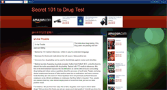 Desktop Screenshot of drug-test-101.blogspot.com