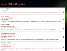 Tablet Screenshot of drug-test-101.blogspot.com