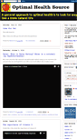 Mobile Screenshot of optimalhealthsource.blogspot.com