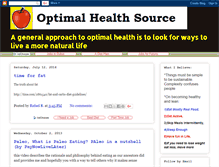 Tablet Screenshot of optimalhealthsource.blogspot.com