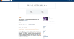 Desktop Screenshot of einde-september.blogspot.com