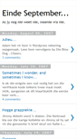 Mobile Screenshot of einde-september.blogspot.com