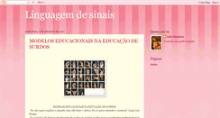 Desktop Screenshot of linguagemdesinais.blogspot.com