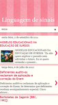 Mobile Screenshot of linguagemdesinais.blogspot.com