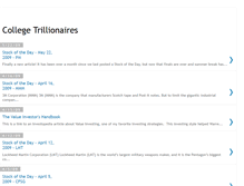 Tablet Screenshot of collegetrillionaires.blogspot.com