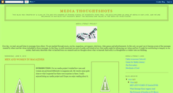 Desktop Screenshot of mediathoughtshots.blogspot.com