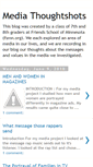 Mobile Screenshot of mediathoughtshots.blogspot.com