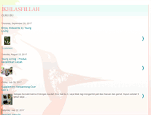 Tablet Screenshot of ikhlasfillah.blogspot.com