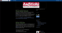 Desktop Screenshot of ambitiousentertainment.blogspot.com