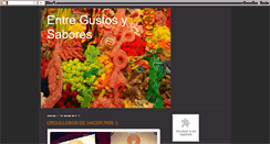 Desktop Screenshot of entregustosysabores.blogspot.com
