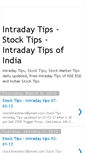 Mobile Screenshot of intraday-stock-tips.blogspot.com