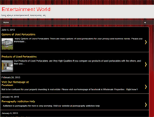 Tablet Screenshot of entertainmentworldnews-kamellia.blogspot.com