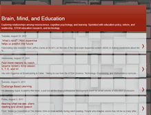 Tablet Screenshot of brainmindedu.blogspot.com