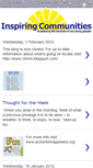 Mobile Screenshot of inspiringcommunities.blogspot.com