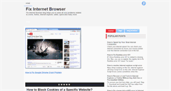 Desktop Screenshot of fixinternetbrowser.blogspot.com