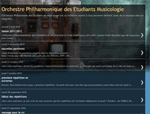 Tablet Screenshot of orchestremusicologie.blogspot.com