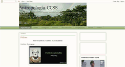 Desktop Screenshot of antropologia-ccss.blogspot.com