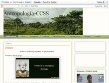 Tablet Screenshot of antropologia-ccss.blogspot.com