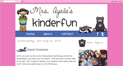 Desktop Screenshot of mrsayalaskinderfun.blogspot.com