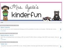 Tablet Screenshot of mrsayalaskinderfun.blogspot.com