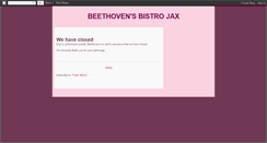 Desktop Screenshot of beethovensbistrojax.blogspot.com