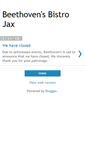 Mobile Screenshot of beethovensbistrojax.blogspot.com