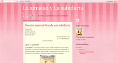 Desktop Screenshot of amistadysabiduria.blogspot.com